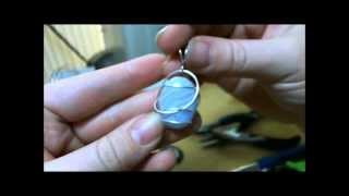 Simple Wrapped Cabochon Tutorial [upl. by Leinoto]