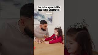 How to teach a child to read before kindergarten at home shorts [upl. by Shiroma]