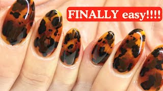 TORTOISESHELL NAIL ART TUTORIAL [upl. by Monahan106]