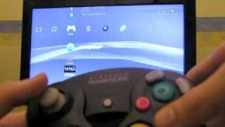 GameCube controller on PS3 USB adaptor [upl. by Maurer]