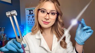 ASMR The MOST Detailed Cranial Nerve Exam YOUVE SEEN 👩‍⚕️ Doctor Roleplay Ear Eye amp Hearing Test [upl. by Enicar874]