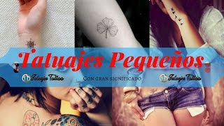 Tatuajes Pequeños pero con Significados Profundos y de Manera Discreta para Personas Reservadas [upl. by Isolda]