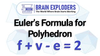 Proof of Eulers Formula for Polyhedron  Used since childhood but ever tried to prove [upl. by Tranquada]