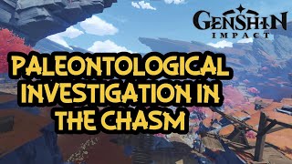 Paleontological Investigation in The Chasm Walkthrough 5 Fossil Locations l Genshin Impact [upl. by Micheil227]