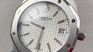 Audemars Piguet Royal Oak quotJumboquot ExtraThin 15202STOO0944ST01 Audemars Piguet Watch Review [upl. by Assela]