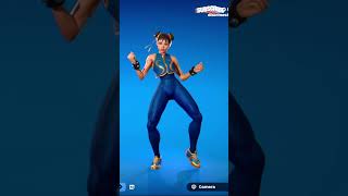 What you want Fortnite emote Chun li fortnite fortniteclips fortniteclipseveryday gamer [upl. by Ayeki]