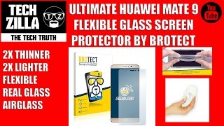 Best Huawei Mate 9 Glass Screen Protector  Brotect AirGlass [upl. by Mcgray]