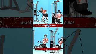 Machine back exercises \\ muscle muscles back back workout shots [upl. by Rebmyk]