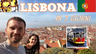 Lisbona  3 giorni alla scoperta della capitale del Portogallo  VLOG 4K [upl. by Dallas272]