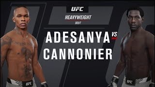 Israel Adesanya vs Jarod Cannonier  The Rise of The Last Stylebender  UFC 4 [upl. by Tedi106]