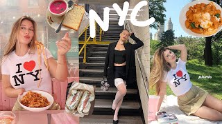 ♡ everything i ate in NYC ♡  a vlog [upl. by Aleekahs]