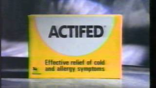 1989 ACTIFED commercial [upl. by Nilhtac]