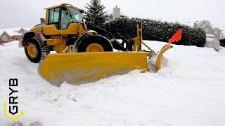 GRYB SNOW BLADE FOR WHEEL LOADER [upl. by Schroth82]