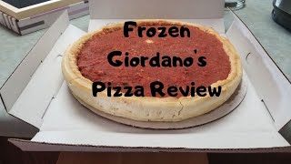 Giordanos Frozen Pizza Review  Highly Recommended [upl. by Goer]