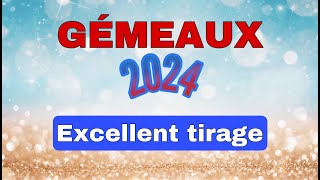 ♊ GÉMEAUX 2024 ✨Vos prévisions   quot Cest un excellent tirage  quot [upl. by Arica]