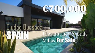 Elegant Villas for sale in Ciudad Quesada Costa Blanca Spain Villa Meastras Residential [upl. by Cazzie]