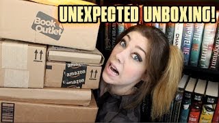 UNEXPECTED UNBOXING BOOK HAUL [upl. by Lucania]