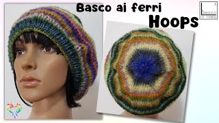 Un cappello facilissimo ai ferri quotHOOPSquot [upl. by Prem]