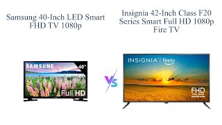 Samsung 40inch Smart TV vs Insignia 42inch Fire TV 🔥 Which is Better [upl. by Asirahc]