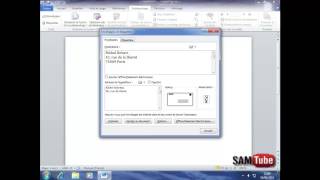 apprendre word 2010  78 Créer des enveloppes [upl. by Ahtebat]