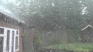 Hail Storm hits Earl Shilton [upl. by Rem]