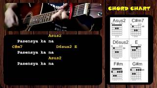 Pasensya Ka Na by Silent Sanctuary  Guitar Chords [upl. by Anivahs]