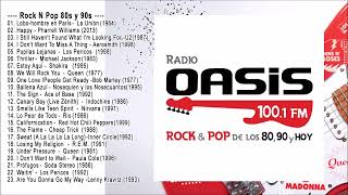 Clasicos de los 80 y 90  Radio Oasis Rock amp Pop 80s y 90s en Ingles Español Vol 5 [upl. by Vikky]