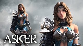 Asker 애스커  Assassin Character Creation  CBT2  F2P  KR [upl. by Aisayn779]