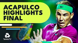 Rafa Nadal vs Cameron Norrie For The Title  Acapulco 2022 Final Highlights [upl. by Amsed]