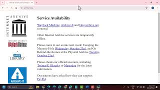 Fix Now Internet Archive services not working are temporarily offline website not working issues [upl. by Atteloj675]