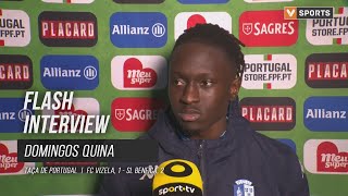 Domingos Quina quotO mais importante é o campeonatoquot [upl. by Zirkle132]