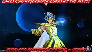 Saint Seiya Awakening KOTZ  Manigoldo in Current PvP Meta High AOE Finisher Damage  Heal [upl. by Jet39]