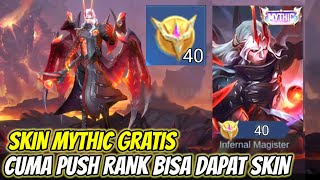 SKIN MYTHIC FARAMIS GRATIS  GAMEPLAY DAN CARA DAPATIN NYA CUMA PUSH RANK DOANG [upl. by Nanfa]