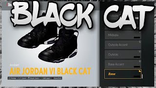 HOW TO MAKE Air Jordan 6 quotBlack Catquot IN NBA 2K22 NBA 2K22 Shoe Creator [upl. by Edialeda736]