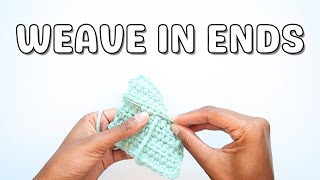 How to Weave in Ends  Crochet For Beginners [upl. by Eceerehs]