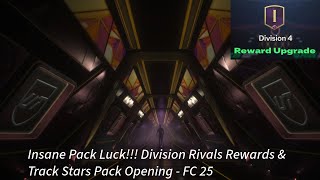 INSANE PACK LUCK 🔥 DIVISION RIVALS REWARDS FOR TRACK STARS PROMO  FC 25 [upl. by Betz]