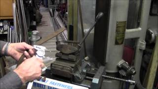 Belting amp Lacing a Sibley Drill Press PART 2 [upl. by Jago]