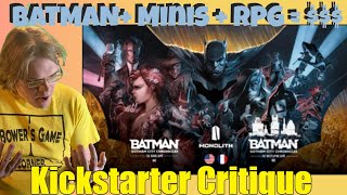 Batman  Gotham City Chronicles  Season 3 and RPG  Kickstarter Critique Review [upl. by Amada359]