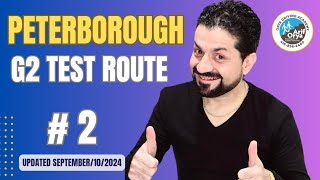 Peterborough G2 Test Route 2  New Location [upl. by Ednew]