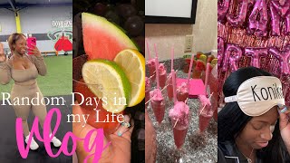 Vlog Productive 6am morning Pamper in Pajamas Party Self Care Day [upl. by Nemad5]