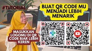 🔴 CARA MEMBUAT QR CODE PLUS MEMASUKKAN LOGO di QR CODE qrmonkey qrcode [upl. by Nilsoj]