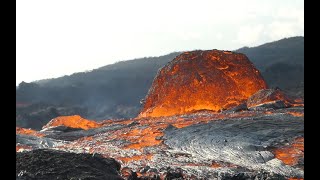 Piton de la Fournaise Eruption du 19 fevrier 2019 [upl. by Eadahs]