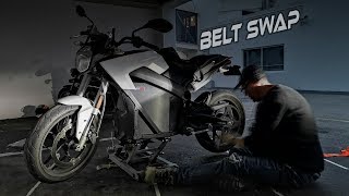 How To Replace Your Zero Motorcycle Belt [upl. by Kirt]