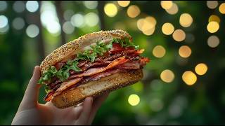 Reinvented BLT Sandwich  Almazan Kitchen Bushcraft Cooking [upl. by Alehtse816]