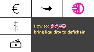 🇬🇧 🇺🇸 how to bring liquidity to defichain [upl. by Antsirhc]