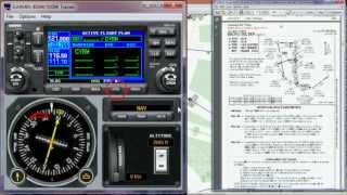 GNS430 RNAV SID and Approach [upl. by Alfeus]