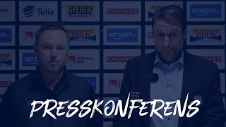 Presskonferens Leksands IF  Malmö Redhawks [upl. by Kay]