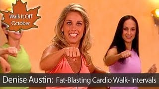 Denise Austin FatBurning Cardio Walking Workout Intervals [upl. by Gaston]