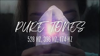 528 Hz 396 Hz 174 Hz  Unlocking Transformation  Solfeggio Frequencies  Binaural Theta Waves [upl. by Ddet968]