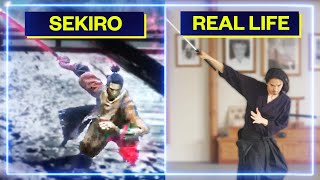 Japanese Sword Experts RECREATE moves from Sekiro Shadows Die Twice  Experts Try [upl. by Nessie507]